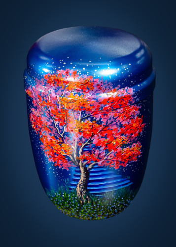 12010329 урна Северное сияние синий-6500